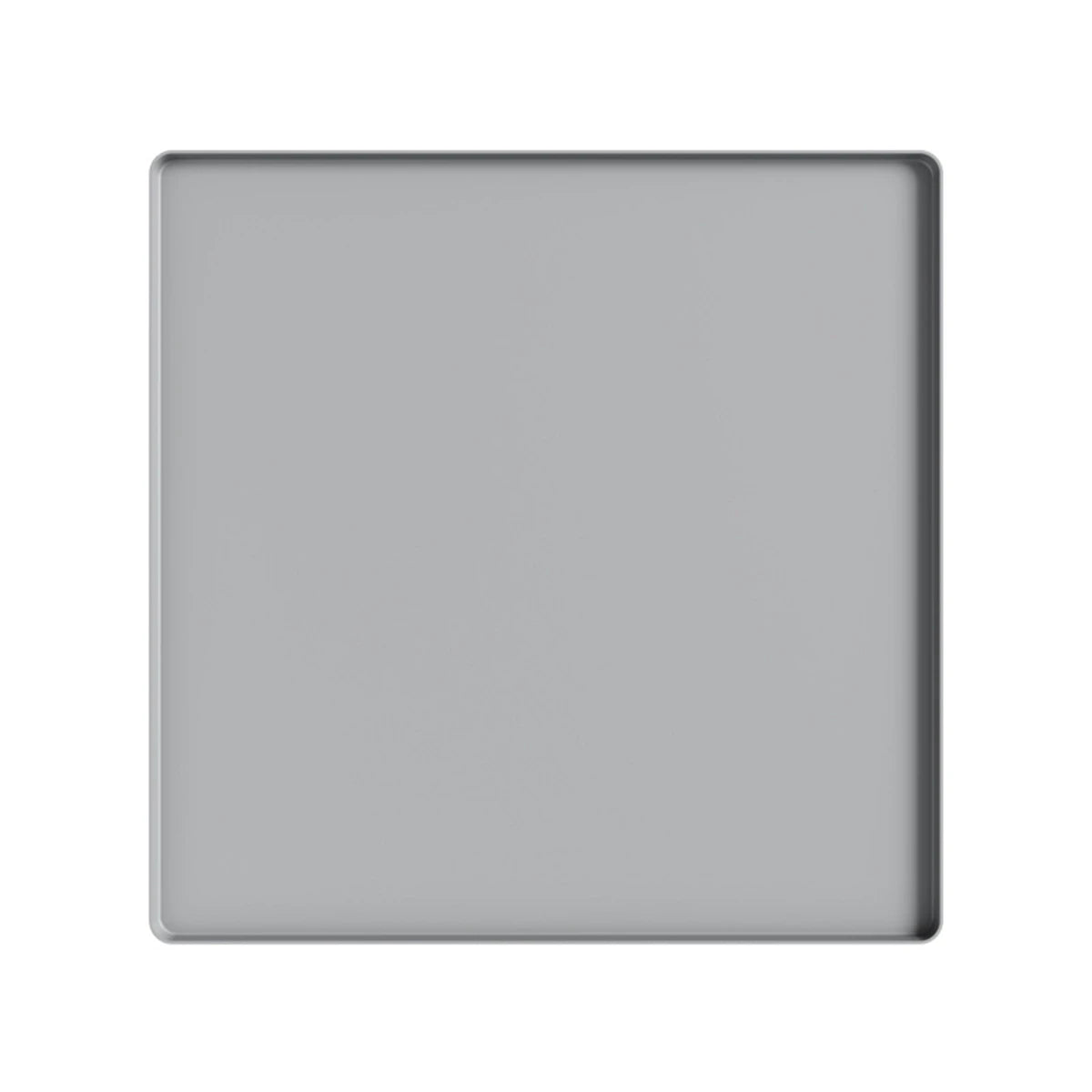tapis silicone anti dérapant moderne plateau protection sol 50x50cm bord surélevé gris noir