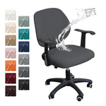 chaise moderne tissu gris résistance eau ordinateur fauteuil mariage banquet