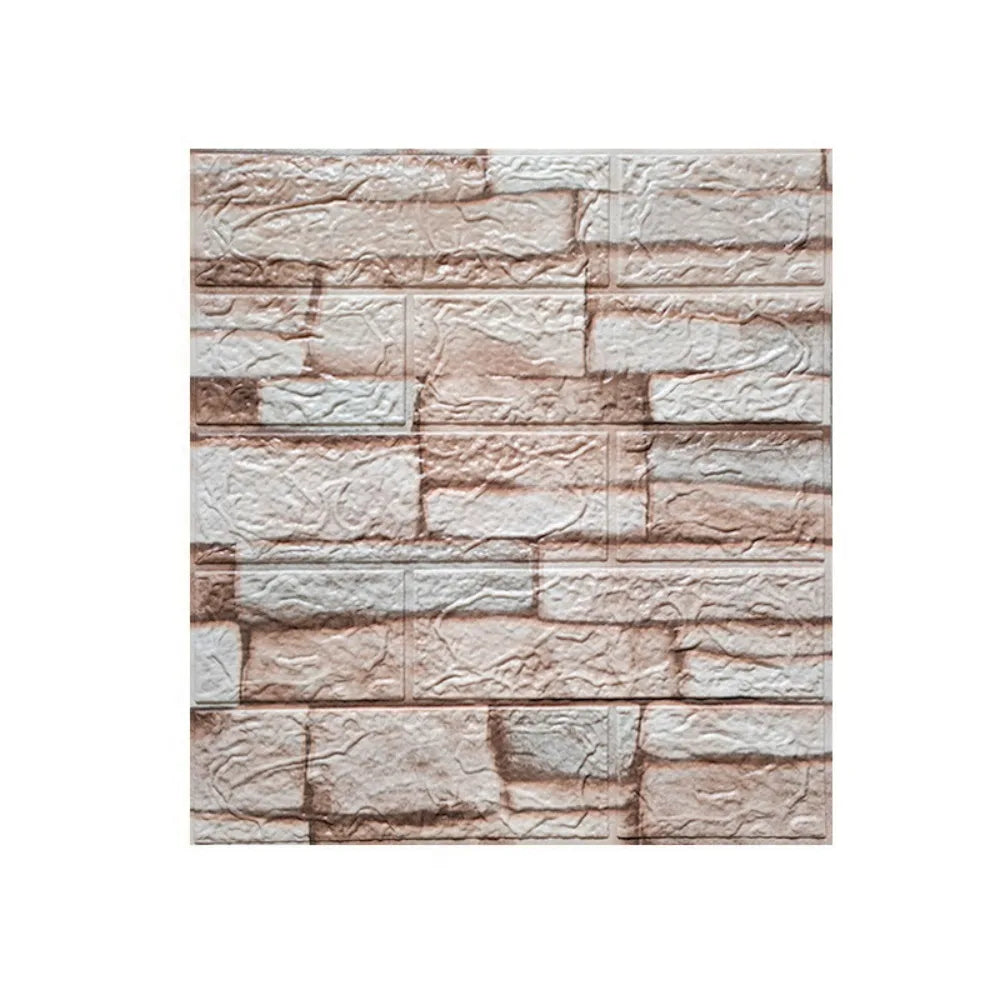 panneaux decoratifs murals multicolores aspect pierre naturelle modernes adhesifs 35x38.5cm deco rouleau