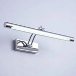 lampe miroir moderne noir or argent rectangulaire clips led éclairage quotidien chambre entrée