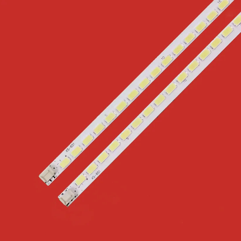 barres led blanc rouge 355mm 48leds modernes éclairage tv encastrable 6v