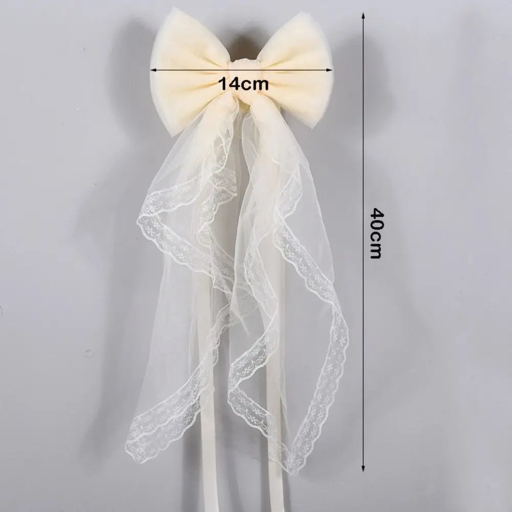 attaches rideau tulle dentelle bow décoratif romantique shabby chic blanc rose vif rouge vert