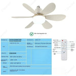 ventilateur lampe led blanc moderne facile chambre salon cuisine