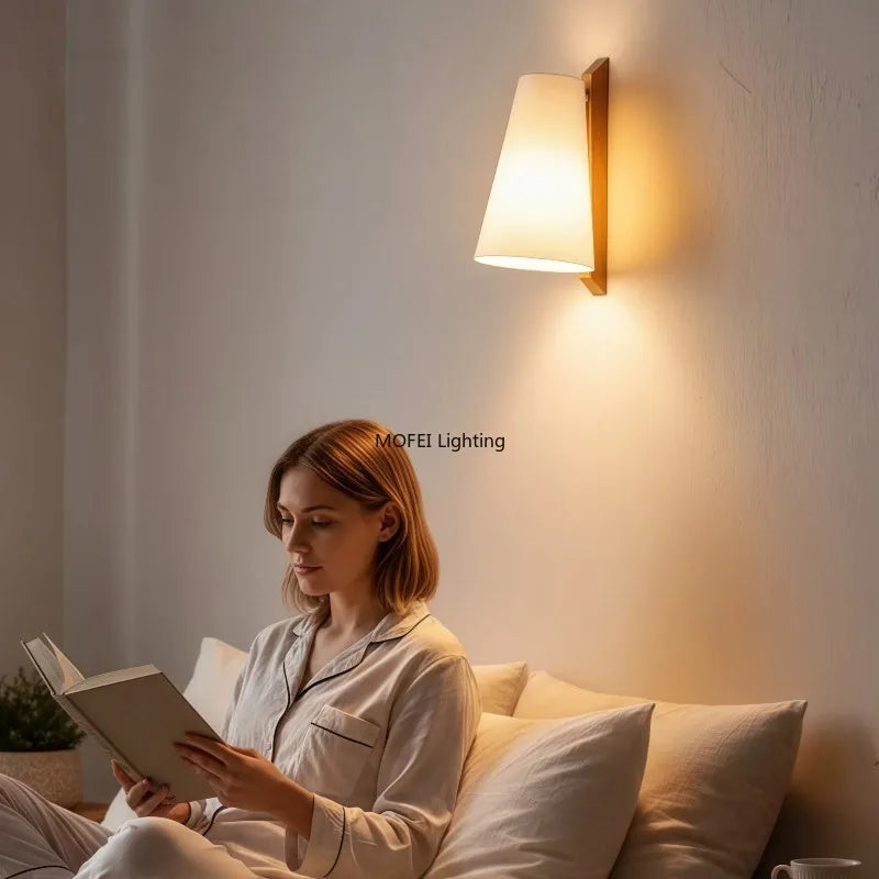 lampe murale moderne blanc texture mat éclairage quotidien 4500k 3000k 6000k fixée verre transparent