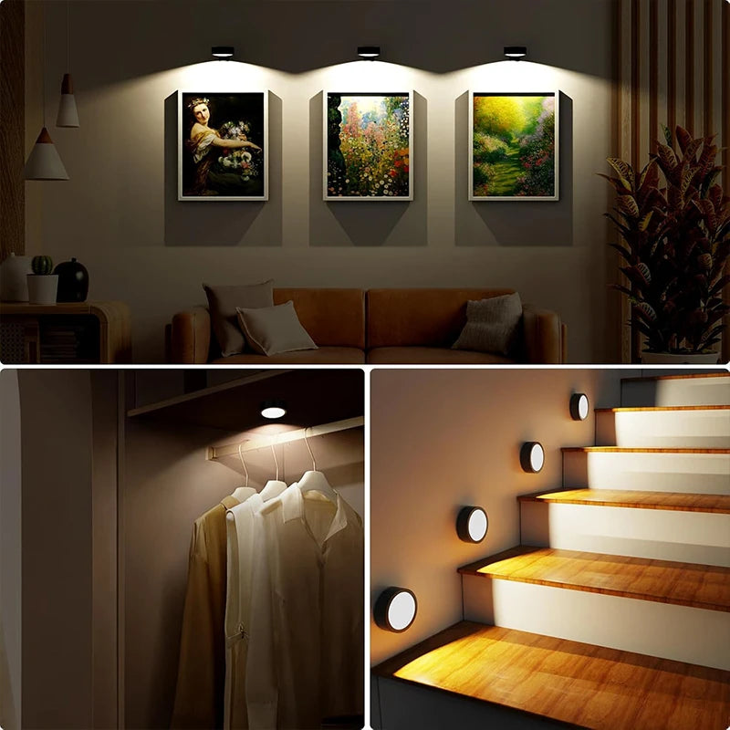 lampe murale led rechargeable noir moderne télécommande certifications ccc cqc ul vde