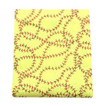 tissu imprimé sport boules baseball basket football coton polyester bricolage couture décoration maison