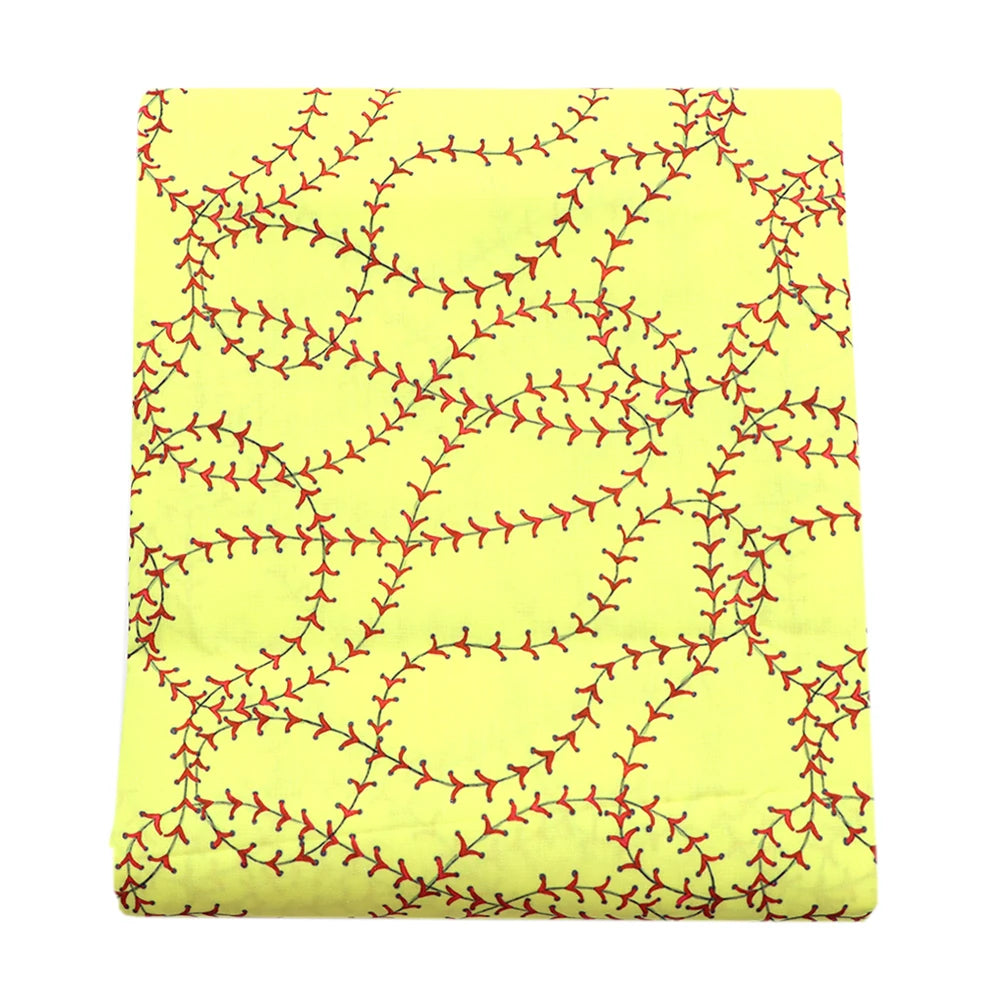 tissu imprimé sport boules baseball basket football coton polyester bricolage couture décoration maison