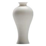 vase table céramique blanc minimaliste simple decoration maison arrangement fleurs thé cérémonie