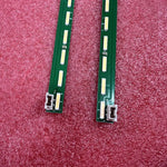 bande led vert blanc moderne salon clips connecteurs télévision 43 pouces