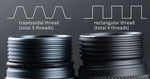 tube adaptateur 18350 noir bleu rouge violet gris orange vert moderne fonctionnel