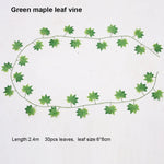 guirlande artificielle feuilles lierre vert décoration jardin intérieur fête mariage extérieur plante vigne