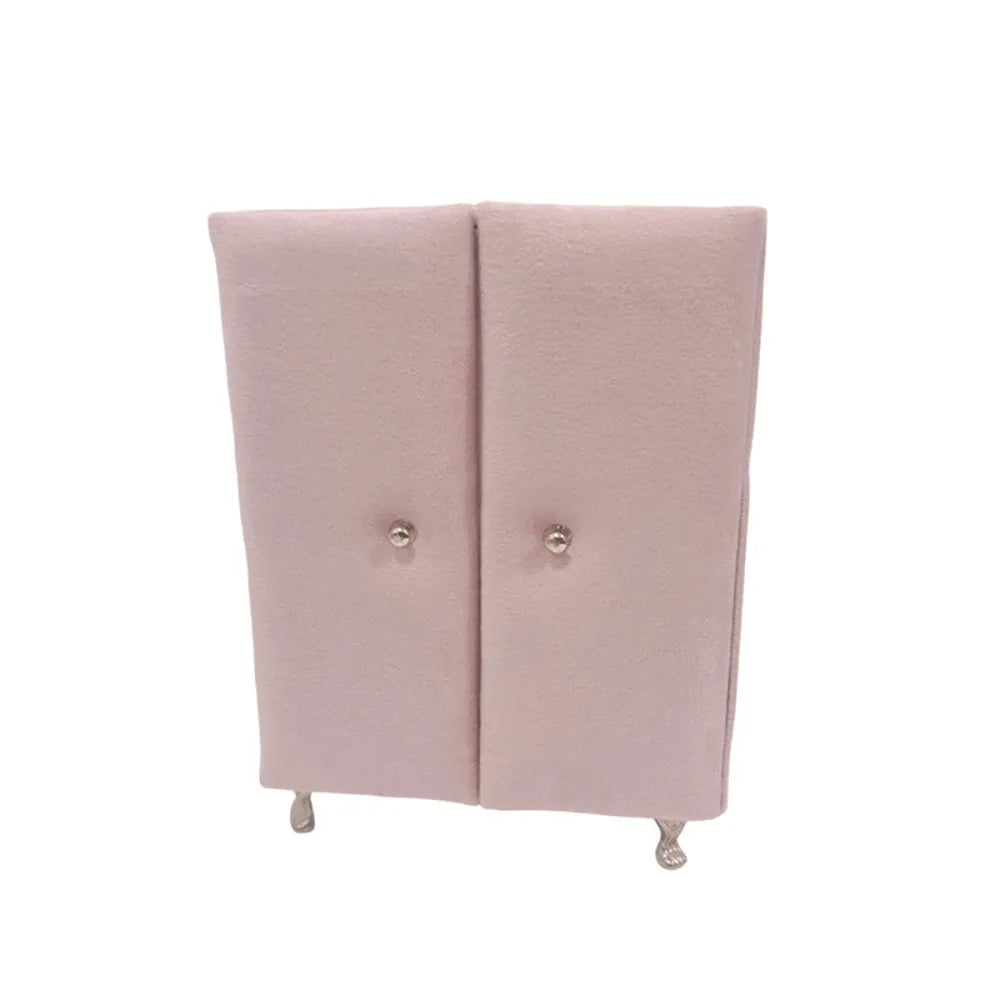 présentoir bijoux velours rose classique canapé fauteuil armoire table d'appoint miroir pvc pieds métalliques