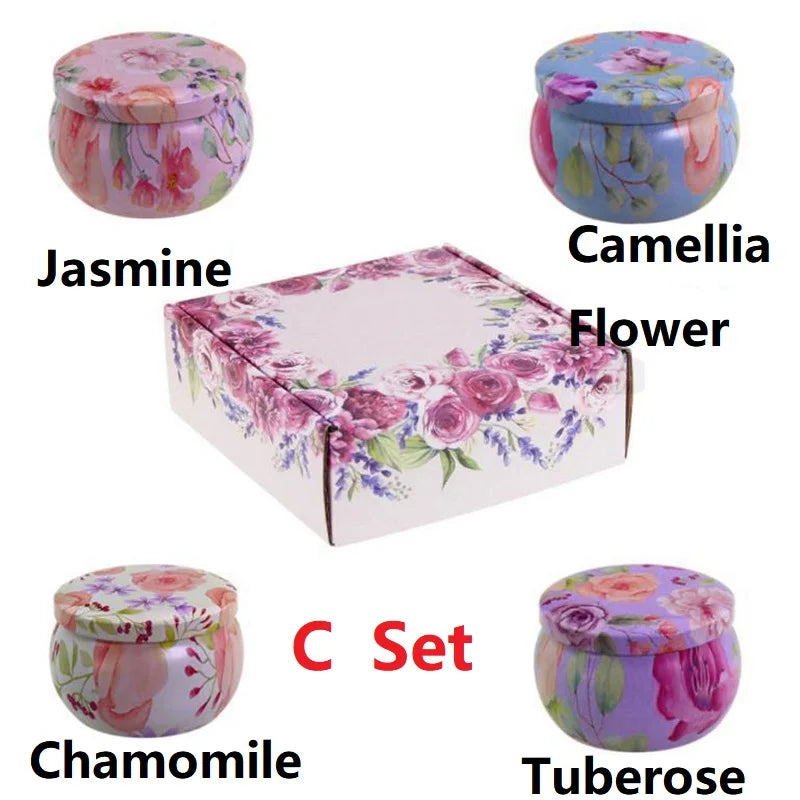 bougie parfumée cire soja boho chic motif mandala couvercle boîte rangement