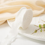 ruban dentelle plissé organza nylon décoratif fleur bricolage accessoire cheveux décoration fait main