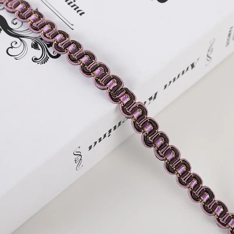 bracelet or violet chaîne dorée maillons ovales classique 5cm opacité erotique decoration erotique accessoire