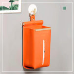 Sac serviettes simili cuir moderne orange vert blanc rouge bleu suction