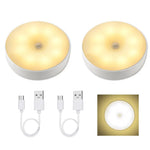 veilleuse led rechargeable sans fil lampe sol blanche moderne détecteur mouvement usb portable