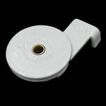 support fixation rideau blanc moderne fer métal pièces blancs accessoire volet
