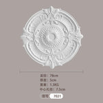 decoratif blanc ornements floraux classique diametre 40cm 50cm 60cm 76cm