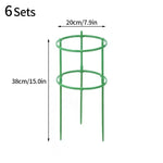 grille support plantes vert circulaire moderne fixations solides intérieur fleurs treillis plastique