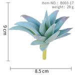 plantes succulentes artificielles décoratives modernes feuilles colorées intérieur extérieur exposé bricolage accessoire jardin réaliste