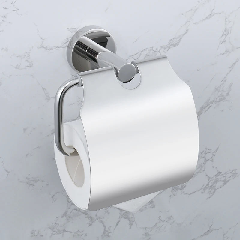 Accessoires salle bain chrome porte serviettes mural porte savon brosse wc porte serviette toilette
