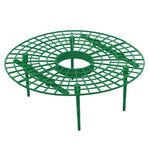 support jardin pvc vert spirale structure ouverte balcon potager 30cm diamètre fixations