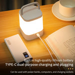 lampe portable rechargeable veilleuse télécommande gris blanc protection yeux chambre enfant sommeil