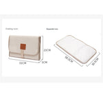coussin bain pliable moderne pratique beige clair toile simple ruban adhésif