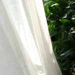 rideau blanc moderne transparent fenêtre salon chambre décoration maison chic