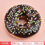 donuts artificiels réalistes orange vert noir blanc jaune multicolores occasion fête anniversaire noël mariage