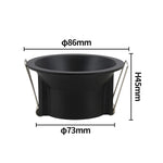 spot lumineux noir blanc moderne clip gu10 35mm aluminium mat