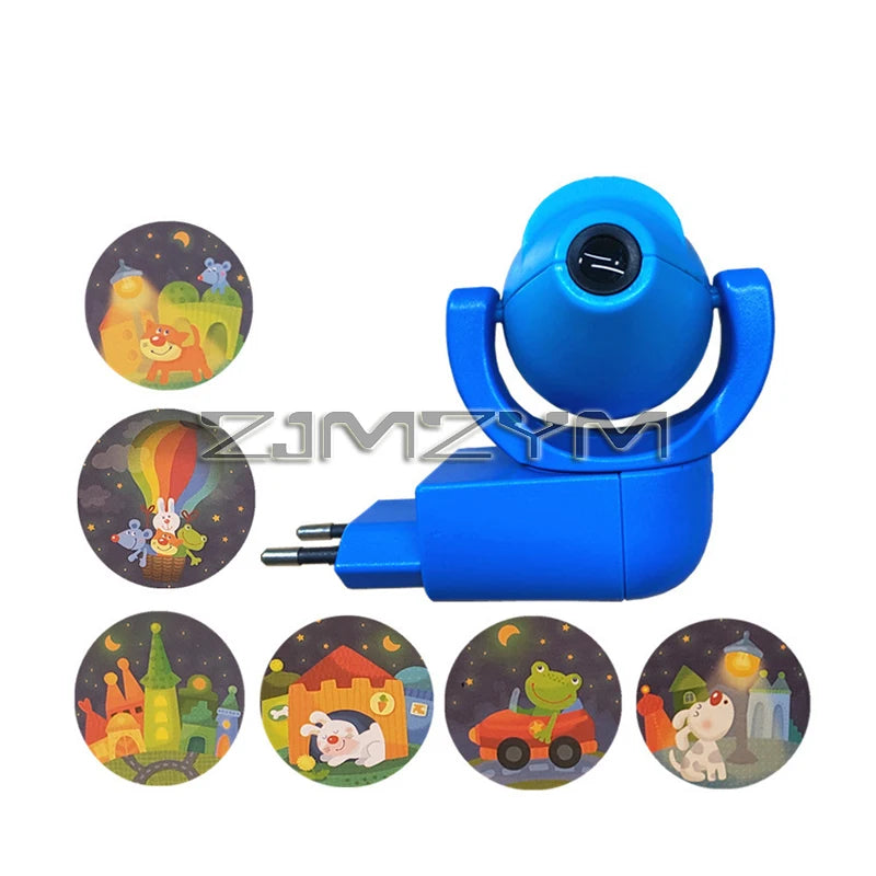 veilleuse led caméra web stickers modernes couleurs vives chambre