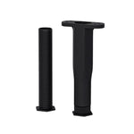 supports pieds réglables meuble noir incurvé moderne surface lisse fixations vis tige filetée adjustable