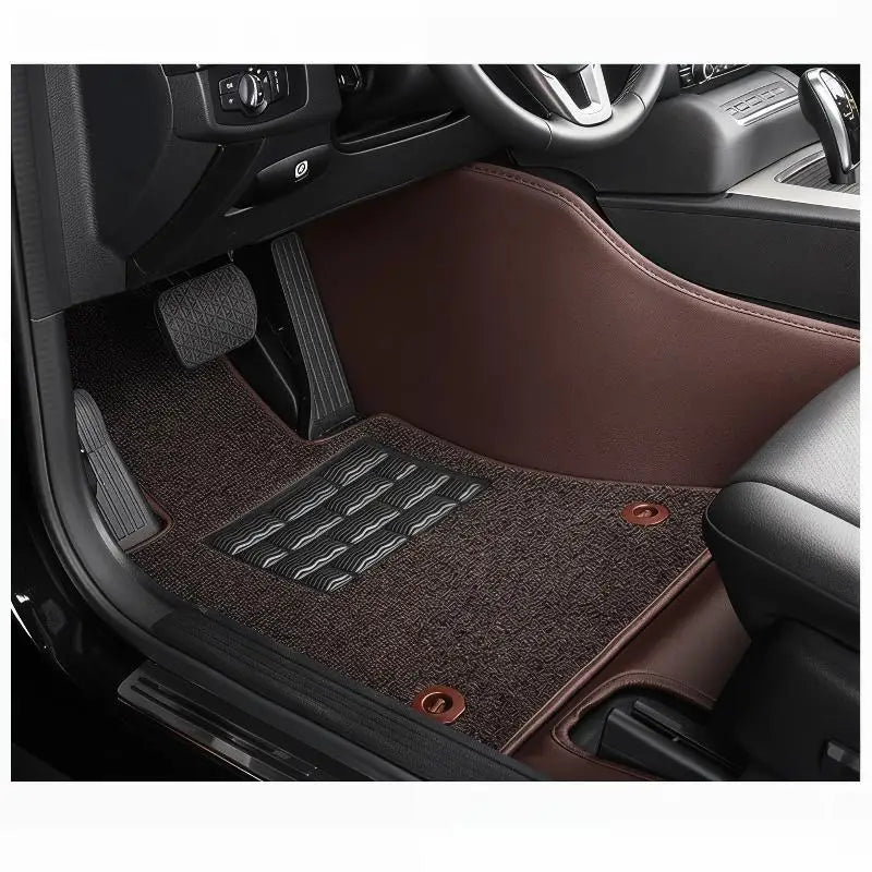tapis sol antidérapants clips détachables lot texturés moderne intérieur voiture sécurité fixations
