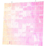 Panneau mural paillettes jaune clair pour anniversaire