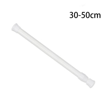 rideau télescopique extensible tige métal blanc moderne adhésif 30cm 50cm 40cm 70cm 50cm 90cm
