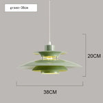 lampe suspendue moderne scandinave blanc vert noir jaune concentrique câble plat pendentifintérieur