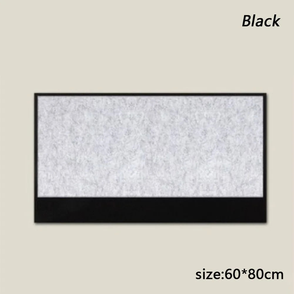tableau feutre moderne auto adhésif noir beige gris vert fixations velcro clous