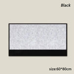 tableau feutre moderne auto adhésif noir beige gris vert fixations velcro clous