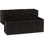 boîtes rangement pliables modernes poignées détachables couleurs multiples 28cmx26cmx26cm respectueux environnement