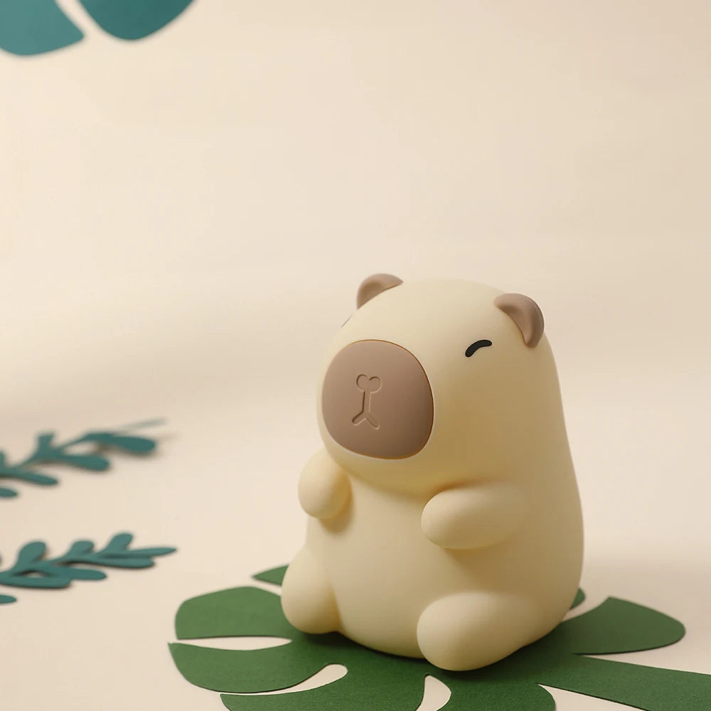 veilleuse animaux silicone cartoon rechargeable led table enfant douce mignonne colorful