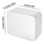distributeur serviettes papier blanc moderne adhésif papier toilette 15cm 6.3cm 12cm