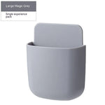 porte objets mural adhésif rose bleu marine gris clair moderne rangement organisation support téléphone