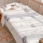Ensemble de lit bébé 3 pièces imprimé ours et étoiles