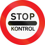 panneau signalisation interdiction stationner métal rond rouge blanc garage décoration murale extérieur voiture interdit