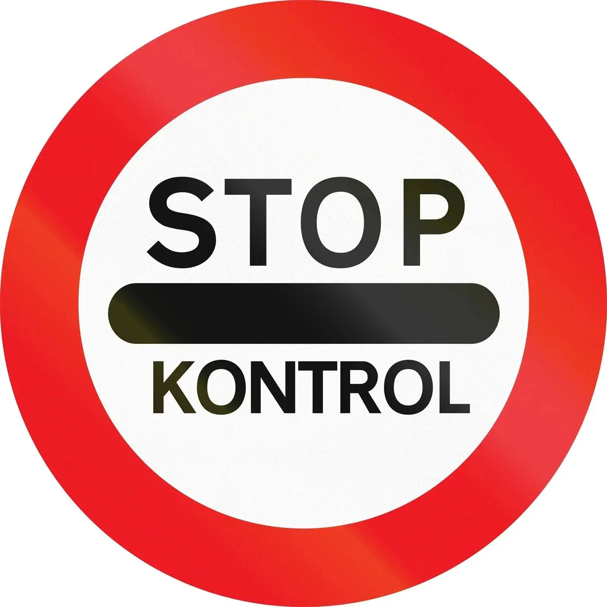 panneau signalisation interdiction stationner métal rond rouge blanc garage décoration murale extérieur voiture interdit