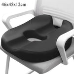 coussin soutien assise donut forme mémoire forme noir ergonomique poignée portable post partum sciatique