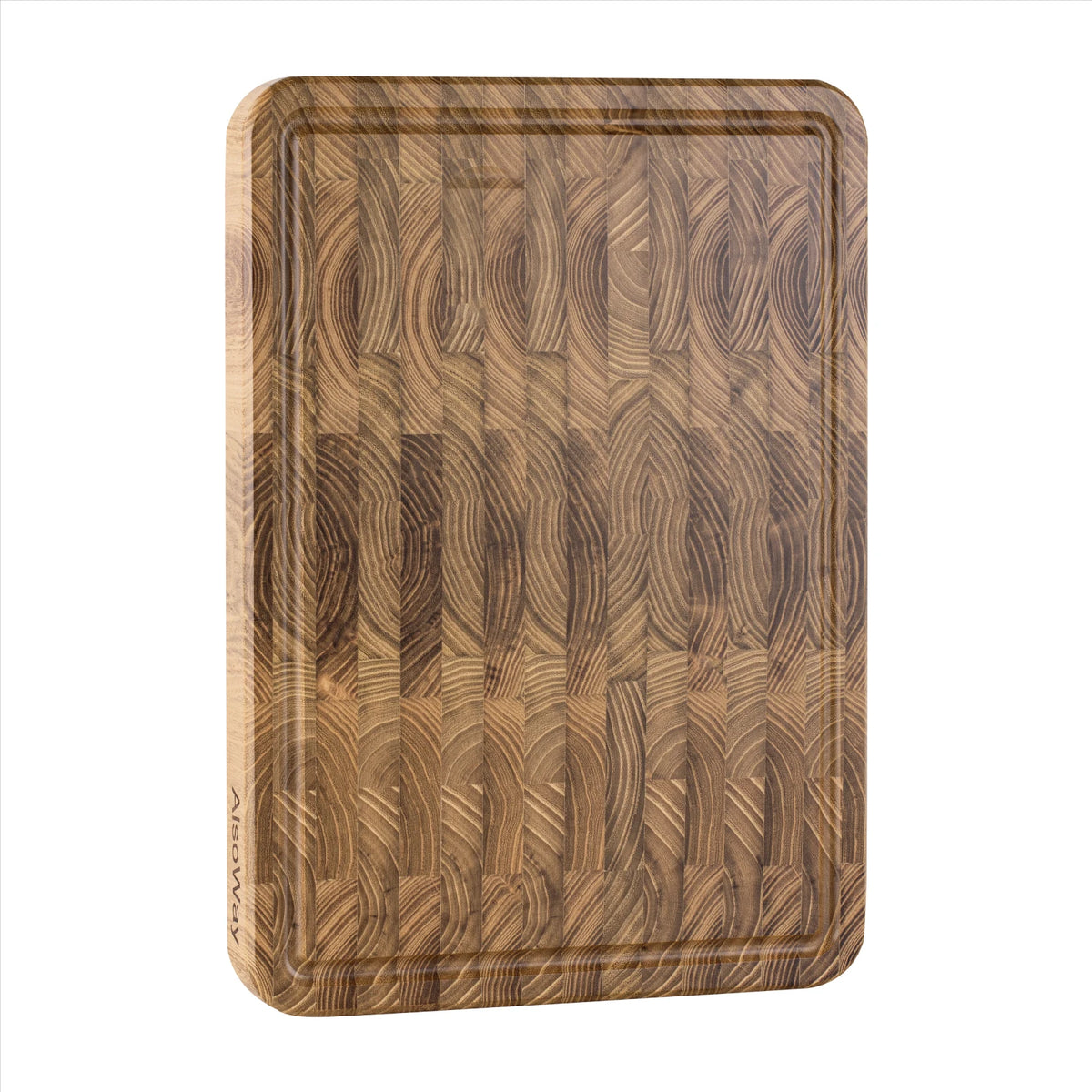 planches découpe bois teck marron rustique motifs chevron grain visible modernes couteaux