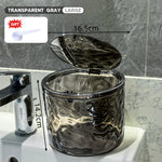 boîte rangement transparente moderne pliable respectueuse environnement serviettes produits nettoyage hygiénique poignéeversible